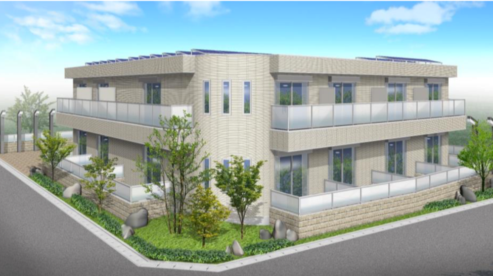 ZEH 基準を満たす賃貸住宅の第一号物件のイメージ
