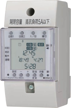 5A・2回路 TYE4-2WS/DA | タイムスイッチ1 | 製品カテゴリから 5A・2回路 TYE4-2WS/DA | タイムスイッチ1 | 製品カテゴリから